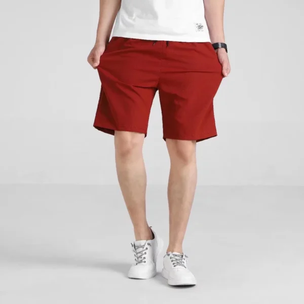 111df1f77350fa2337f10fed4965cede.webp Free Size Men Shorts Casual Short Pants Men Sports Shorts Cropped Shorts Drawstring Shorts Men s Clothing
