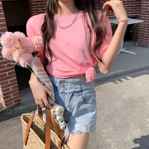 588b15cc59e65ce7c9a773f27049b586.webp Free Size Korean Style Women T Shirt