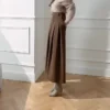 S60f138d209e24d2e85097e5254e26055n Women Maxi Skirt Korean Elegant Office Lady Long Skirt