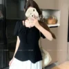 cn-11134207-7ras8-mcuoftmosg2x3b.webp Free Size Trendy Loose Fit Vintage Yellow T Shirt Women s Daily Wear