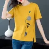 Free Size Korean Style Women T Shirt Baju Shirt Woman Retrol