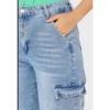 Free Size  LADIES CARGO 6POKET PREMIUM QUALITY BOOTCUT JEANS PANTS