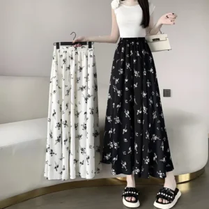 sg-11134201-7raue-ma29t1soro2x4e.webp Free Size Long Skirt Skirt Temperament Large Hem Printed Floral High Waist Women fine11