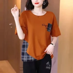 Free Size Fashion Women Tops Short Sleeve