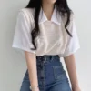 Free Size Polo Shirt Women Shir