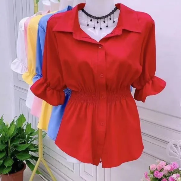 sg-11134201-7rfgr-m48ocgzfa3jodc.webp Free Size Women Top Women Clothes Plain Blouse