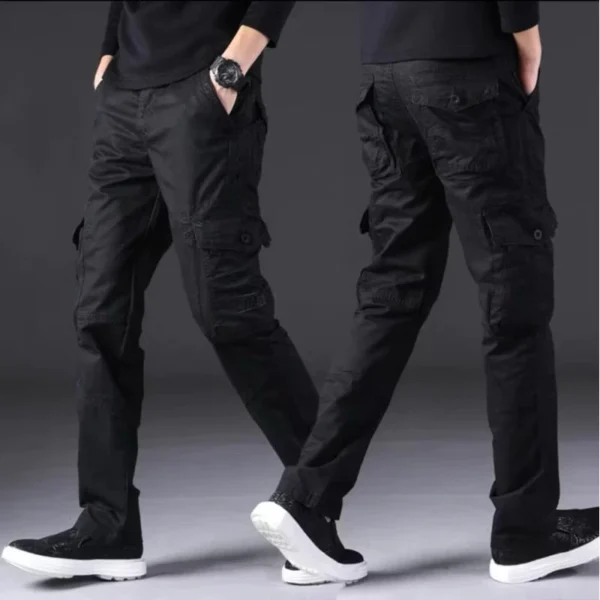 Free Size MEN S CARGO 6 POCKET SLIM FIT PAKAI BELT  PANTS GOOD QUALITY
